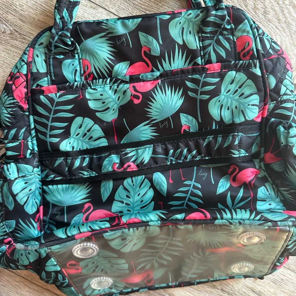 Lug Mini Puddle Jumper Bag Flamingo Print - Picture 11 of 12